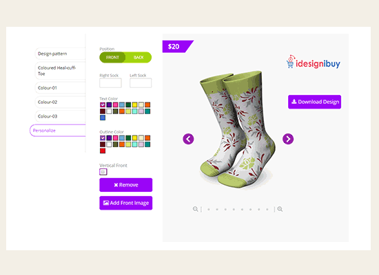 Socks Design Software